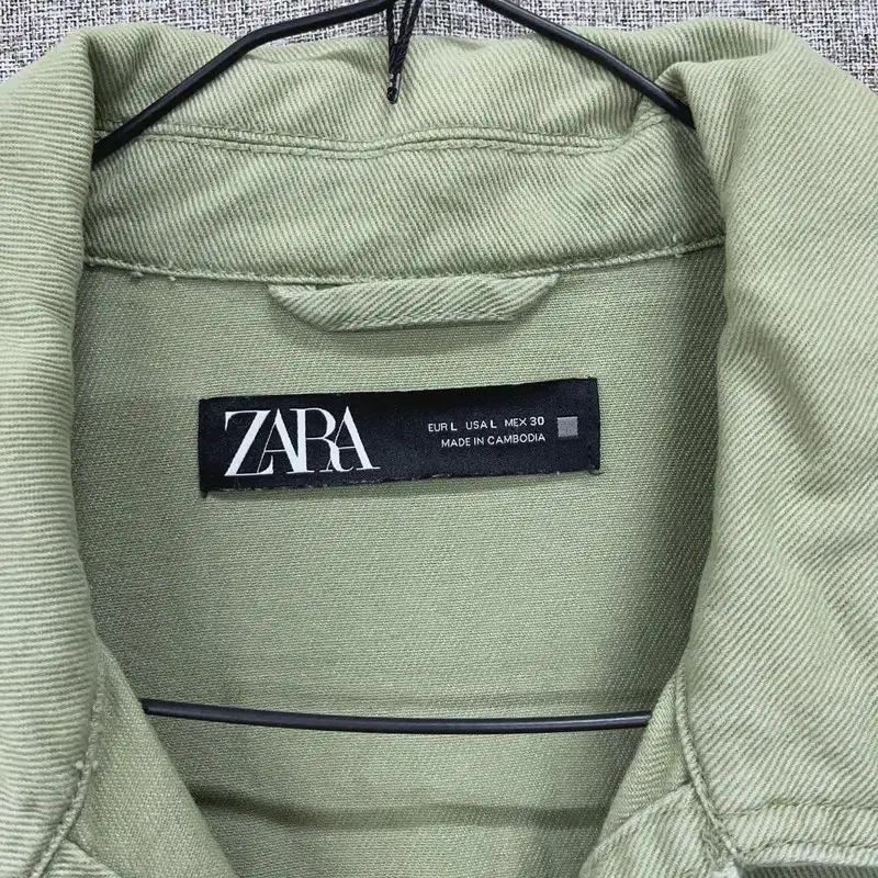 자라 ZARA 오버핏 셔츠 자켓 100 K05473