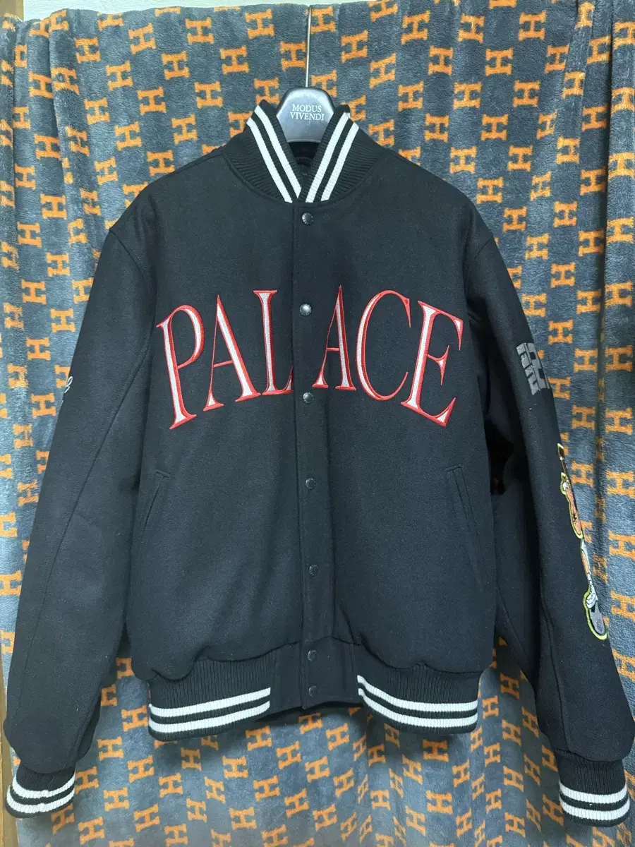 Pallas Seoul Korea Varsity Jacket Black - XL