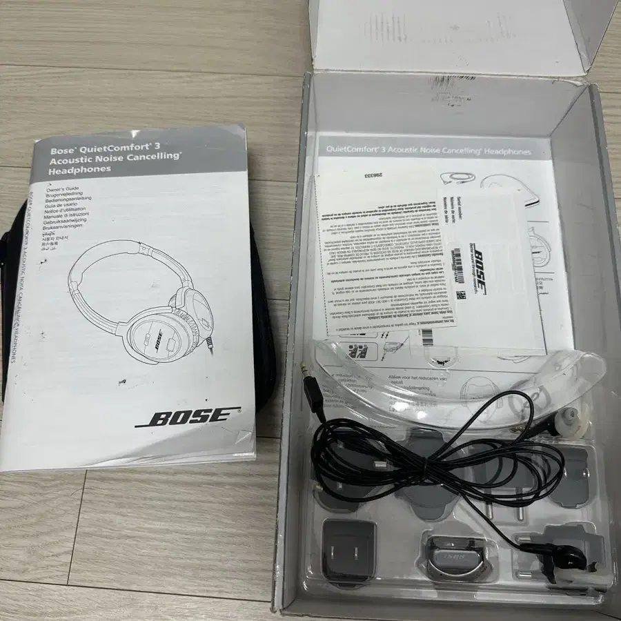 보스 bose qc3 헤드폰