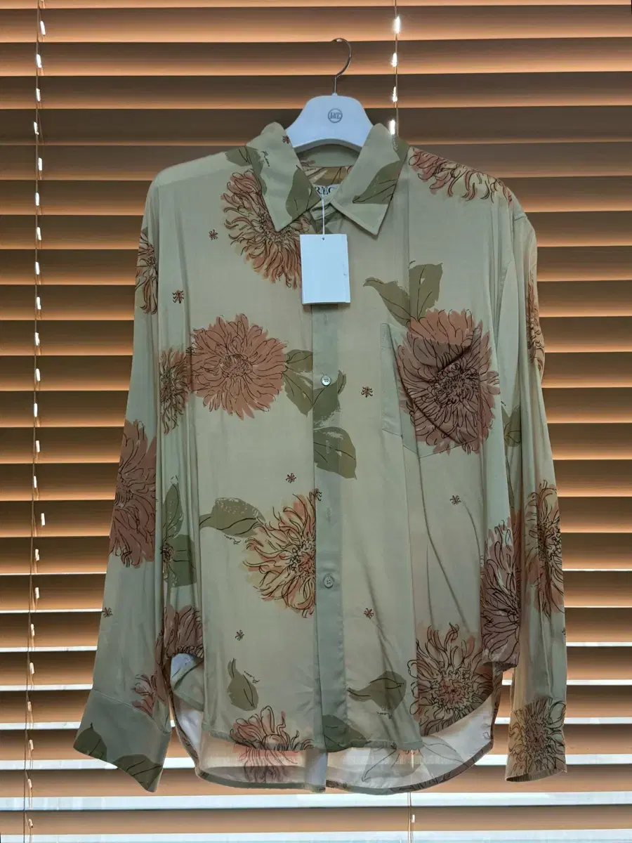 [L] 23SS Recto Bohemian Flower Long-Sleeved Shirt New