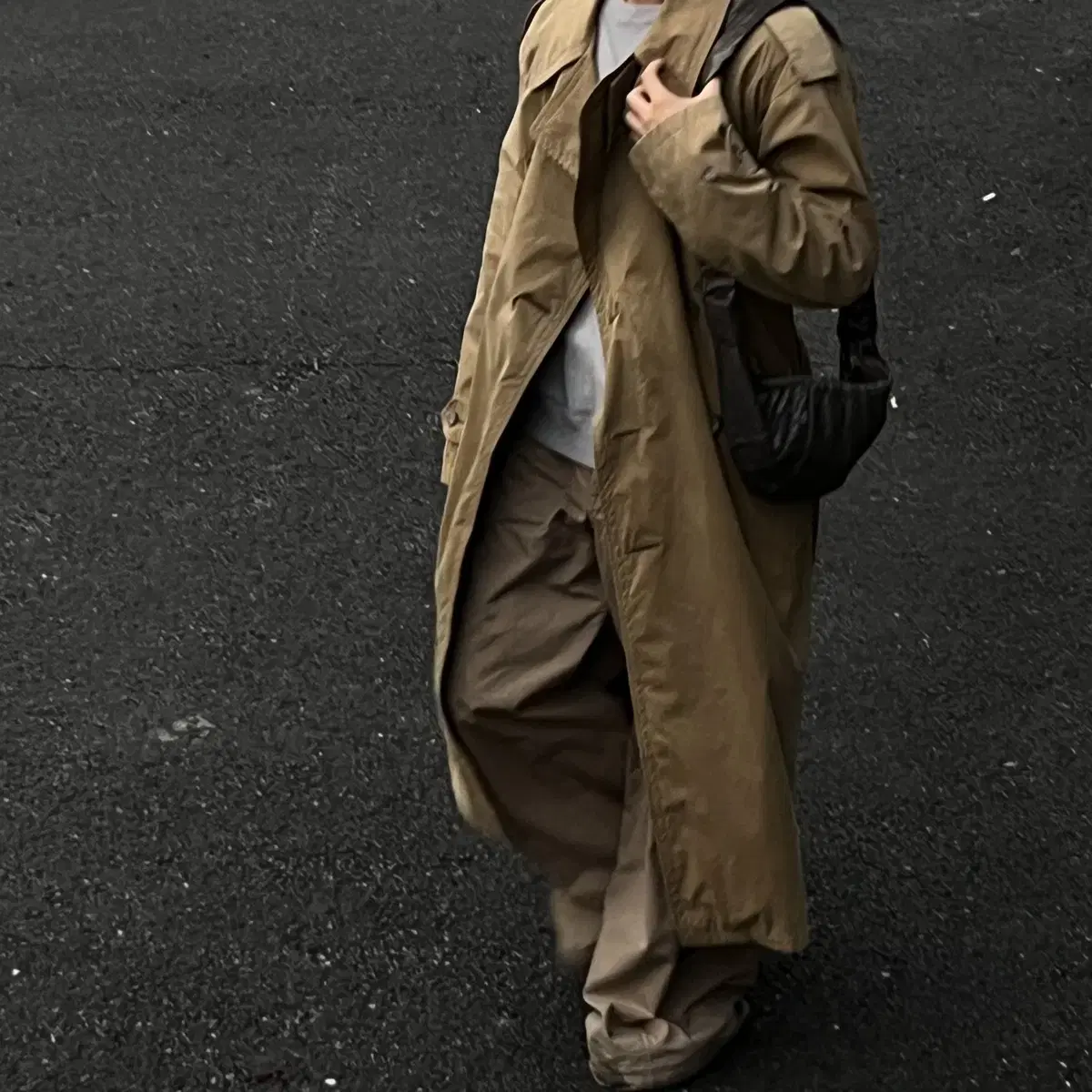 Armani trench tan coat 90s 아카이브 제품