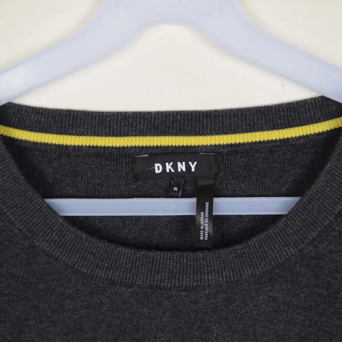 DKNY 루즈핏 라운드 니트 남성XL 면 NG10379