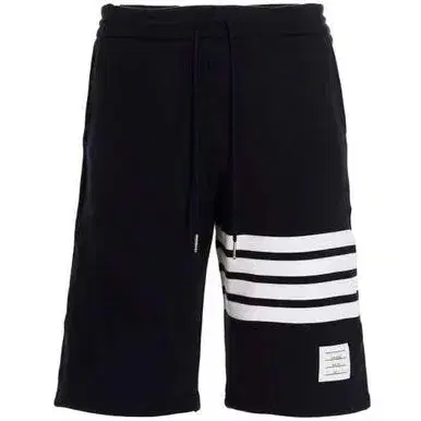 Thom Browne Navy Cotton Loopback Engineered 4-Bar Sweatshirt Pants