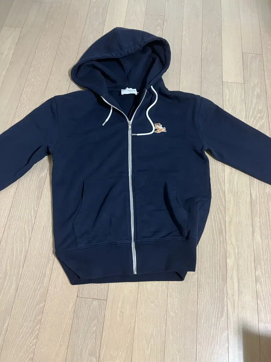 Maison Kitsune Hooded Zip-up Navy(S)