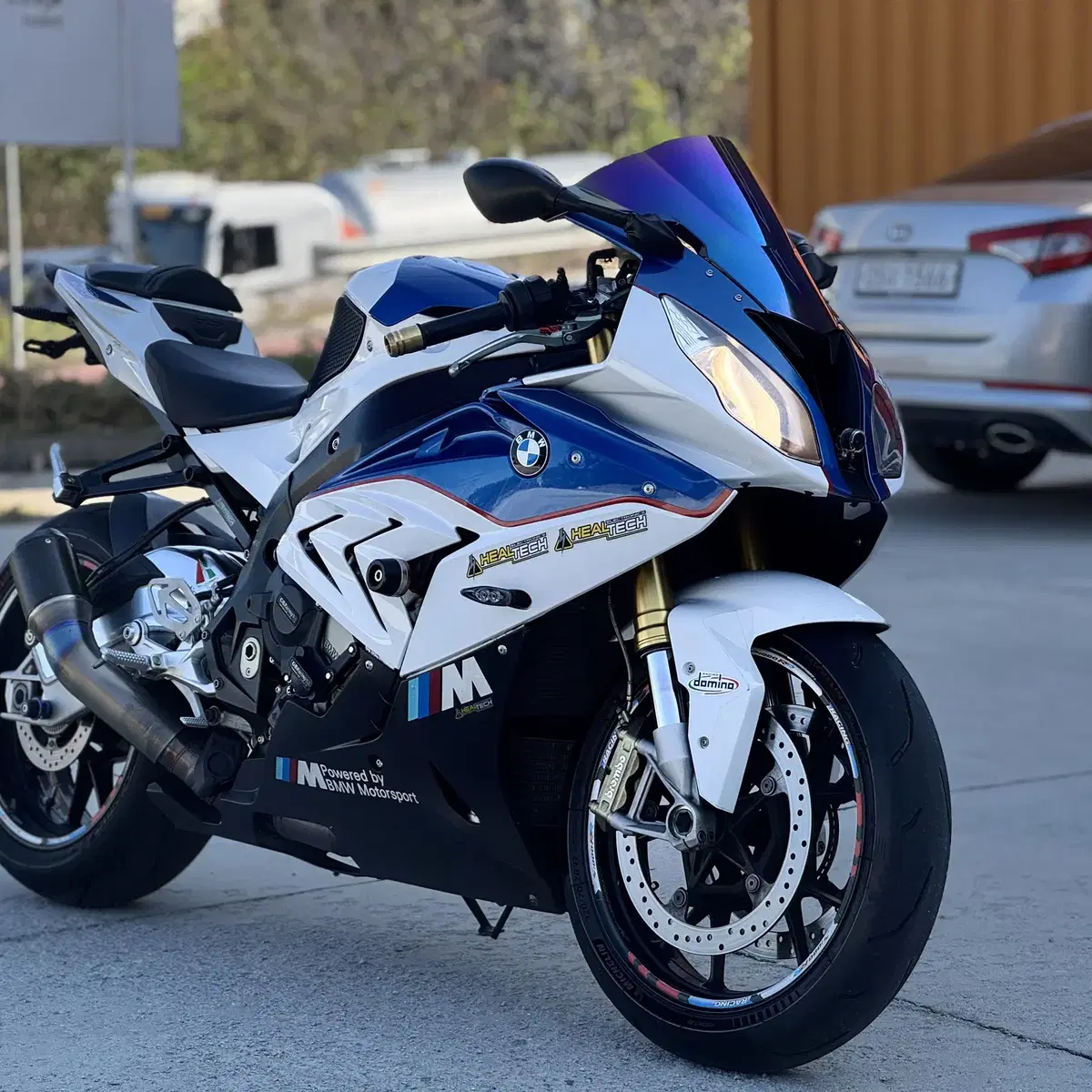 BMW S1000RR 15년 오스틴 레이싱 머플러 구변완료 상태 S급