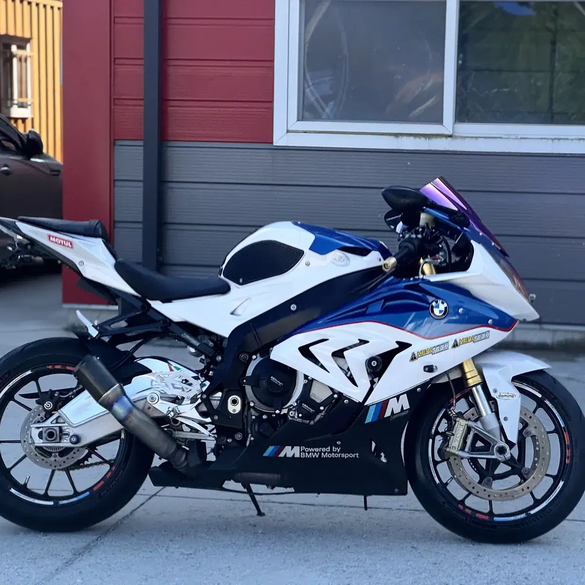 BMW S1000RR 15년 오스틴 레이싱 머플러 구변완료 상태 S급