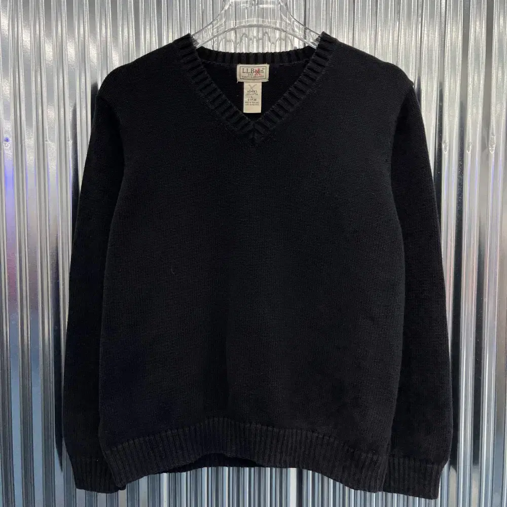 L Elvin Cotton V-neck knit (domestic L) I989