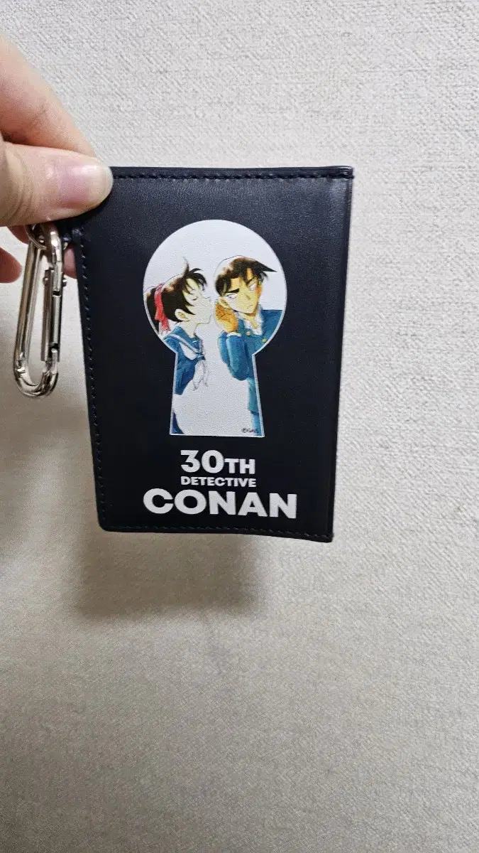 Detective Conan Smith and Leather Kard Wallet Cheap [Navy]