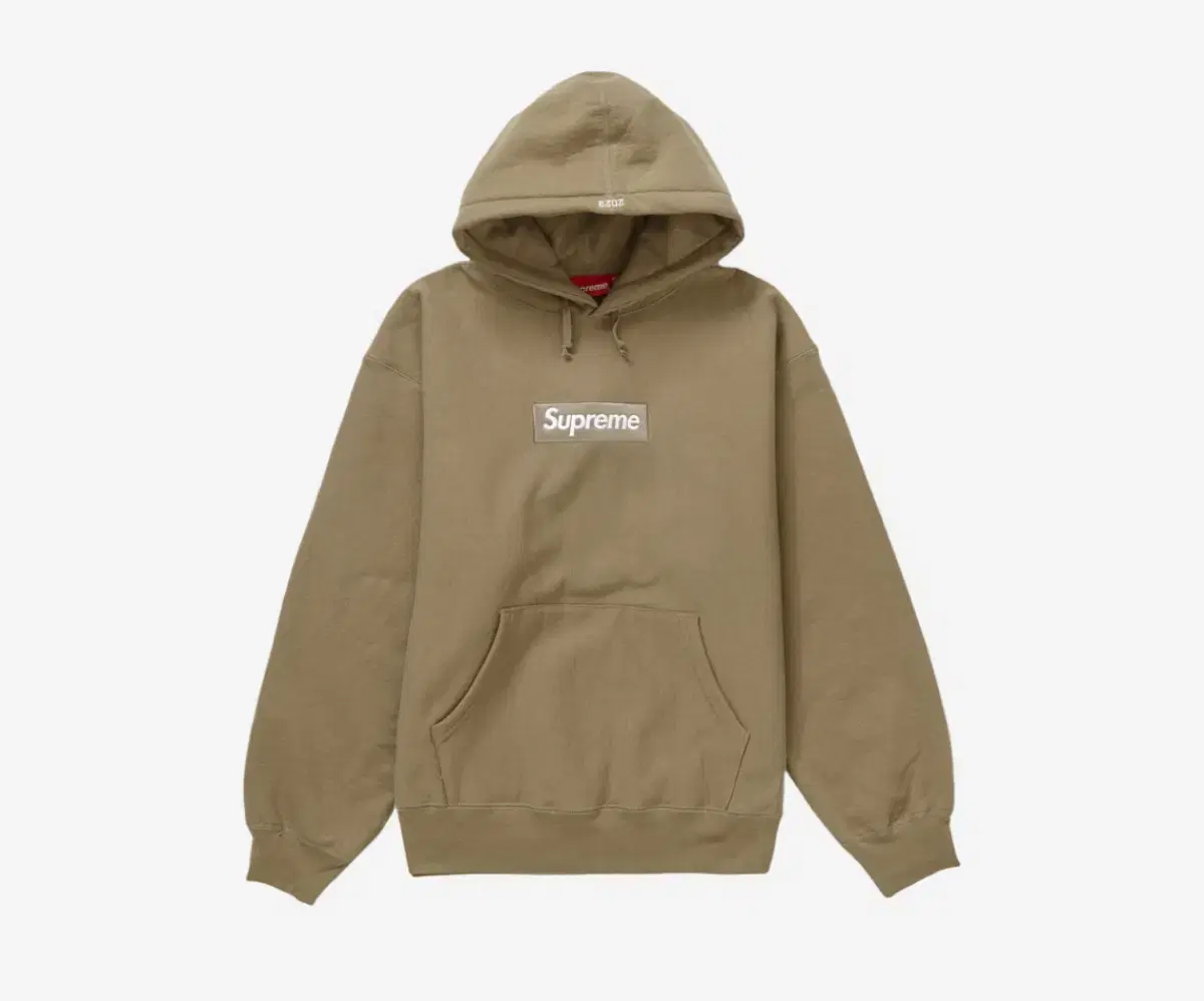 [M] Supreme Box Logo Hood Dark Sand