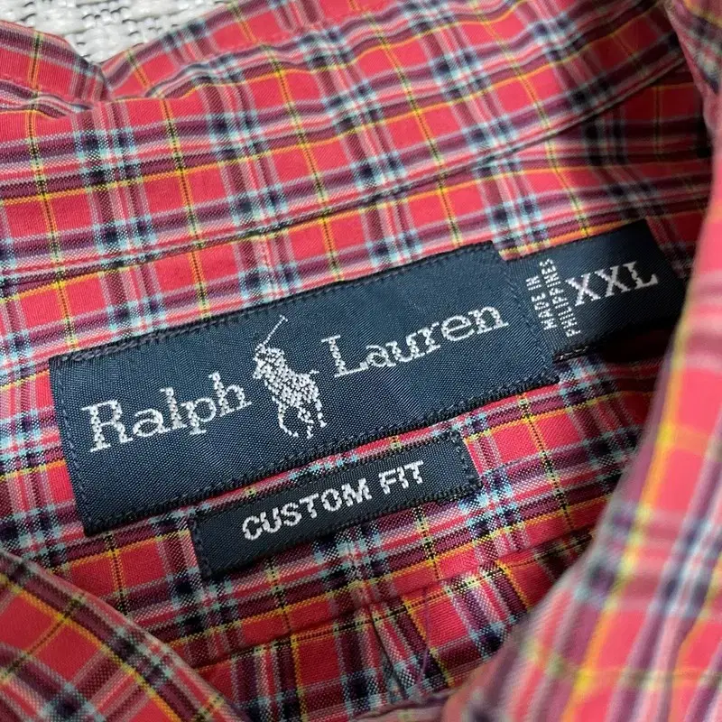 XXL RALPH LAUREN 랄프로렌 체크 셔츠