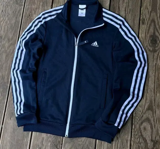 adidas Navy Tracktop Jersey Zip Up 85/XS