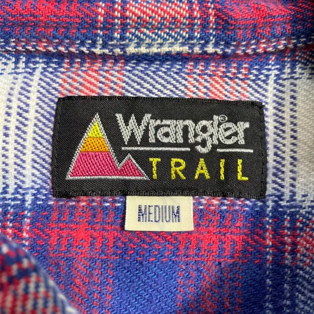 [M-L] Wrangler Trail 랭글러 빈티지 웨스턴 체크셔츠