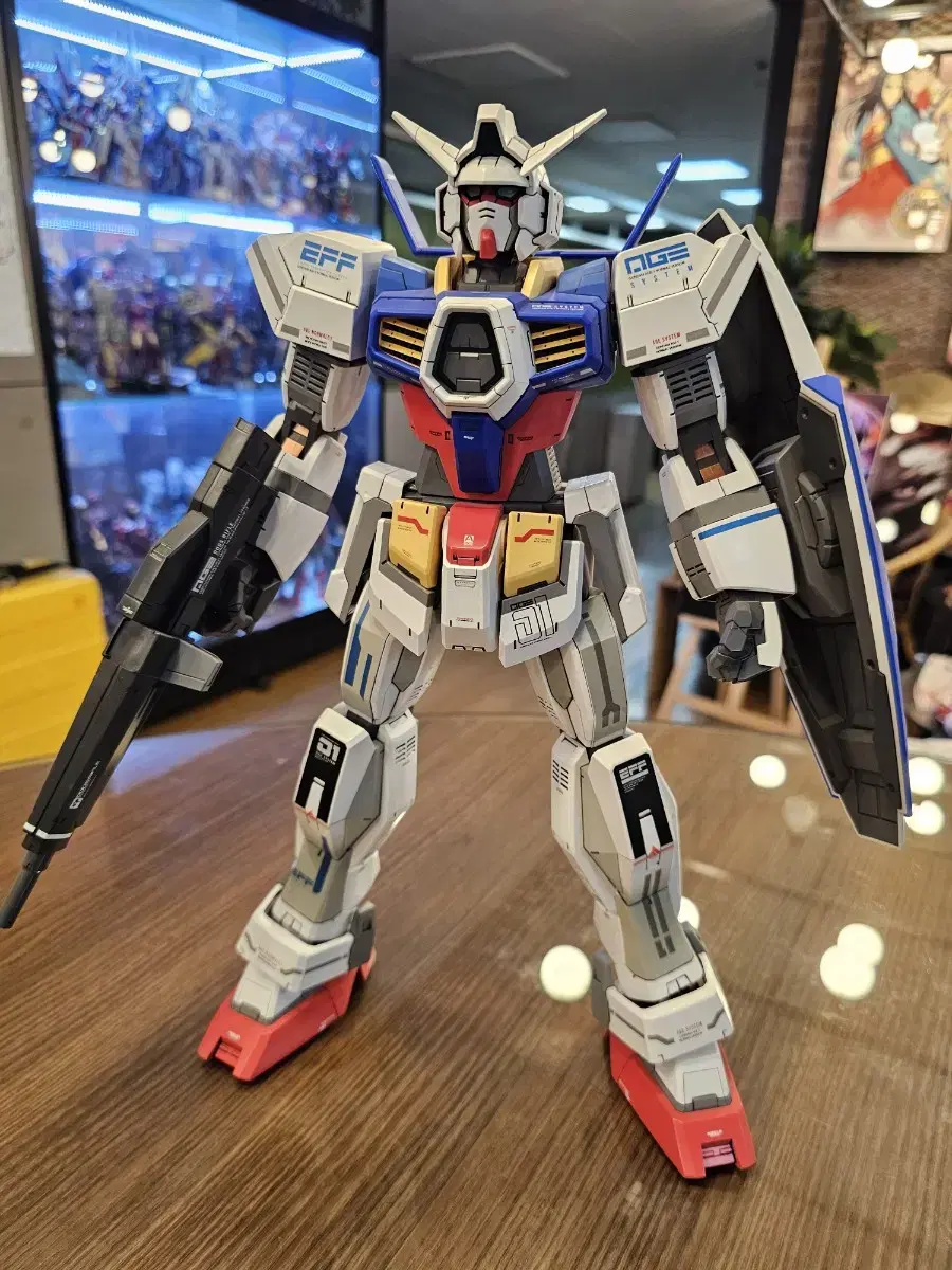 Megasize Age Gundam Painted Works