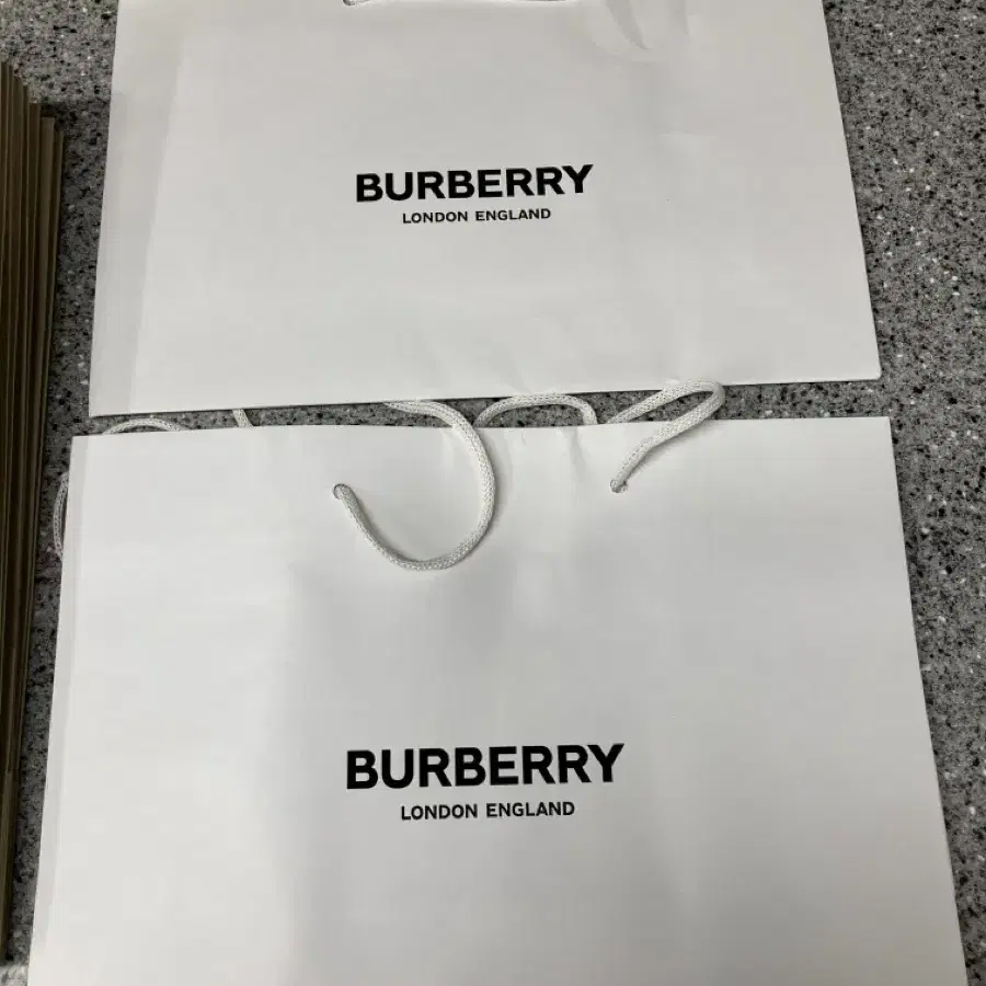 버버리 burberry 쇼핑백 7장