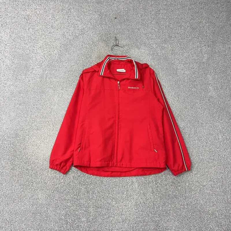 Reebok Vintage Old School Logo Red Windbreaker 95