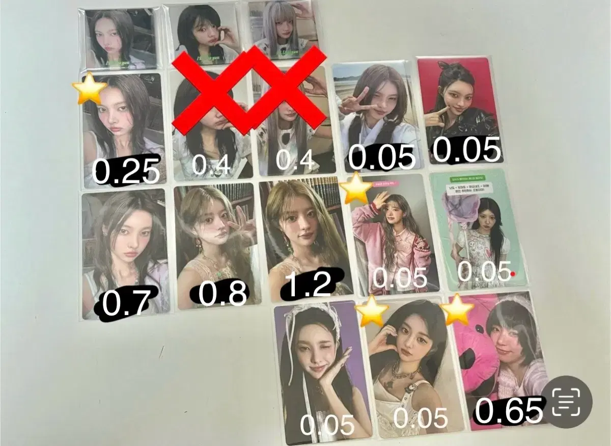 Eilidh yoona min moka wanhui iroha photocard