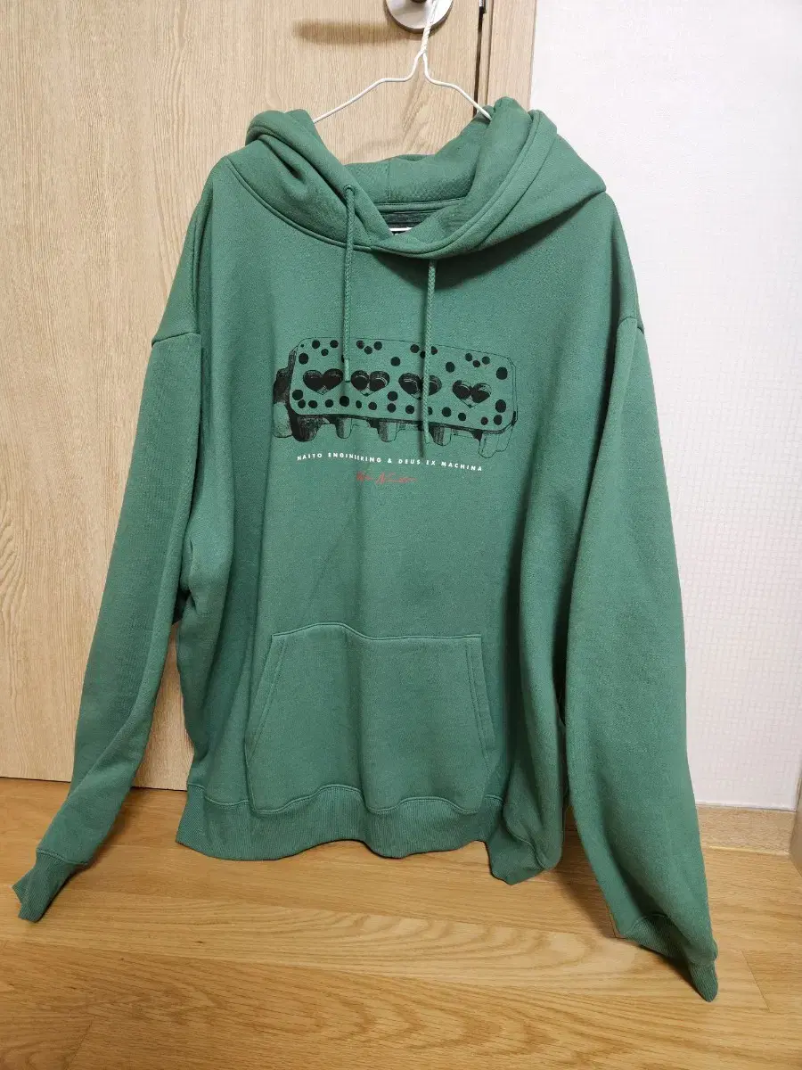 deus ex machina green hoodie xxxl