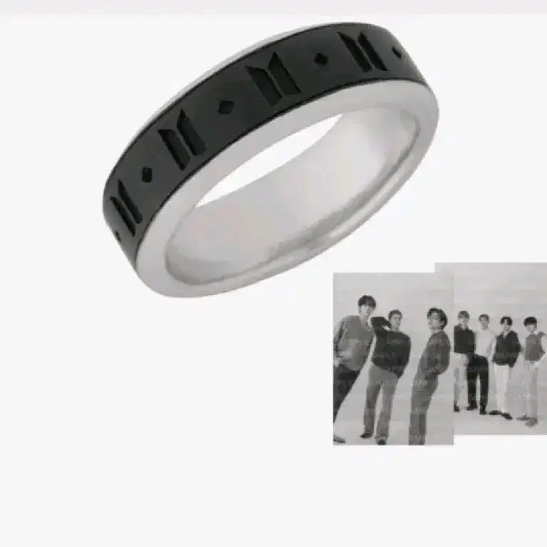 [미개봉]BTS 모노크롬 Ring (Black_L)(14호) 포카포함