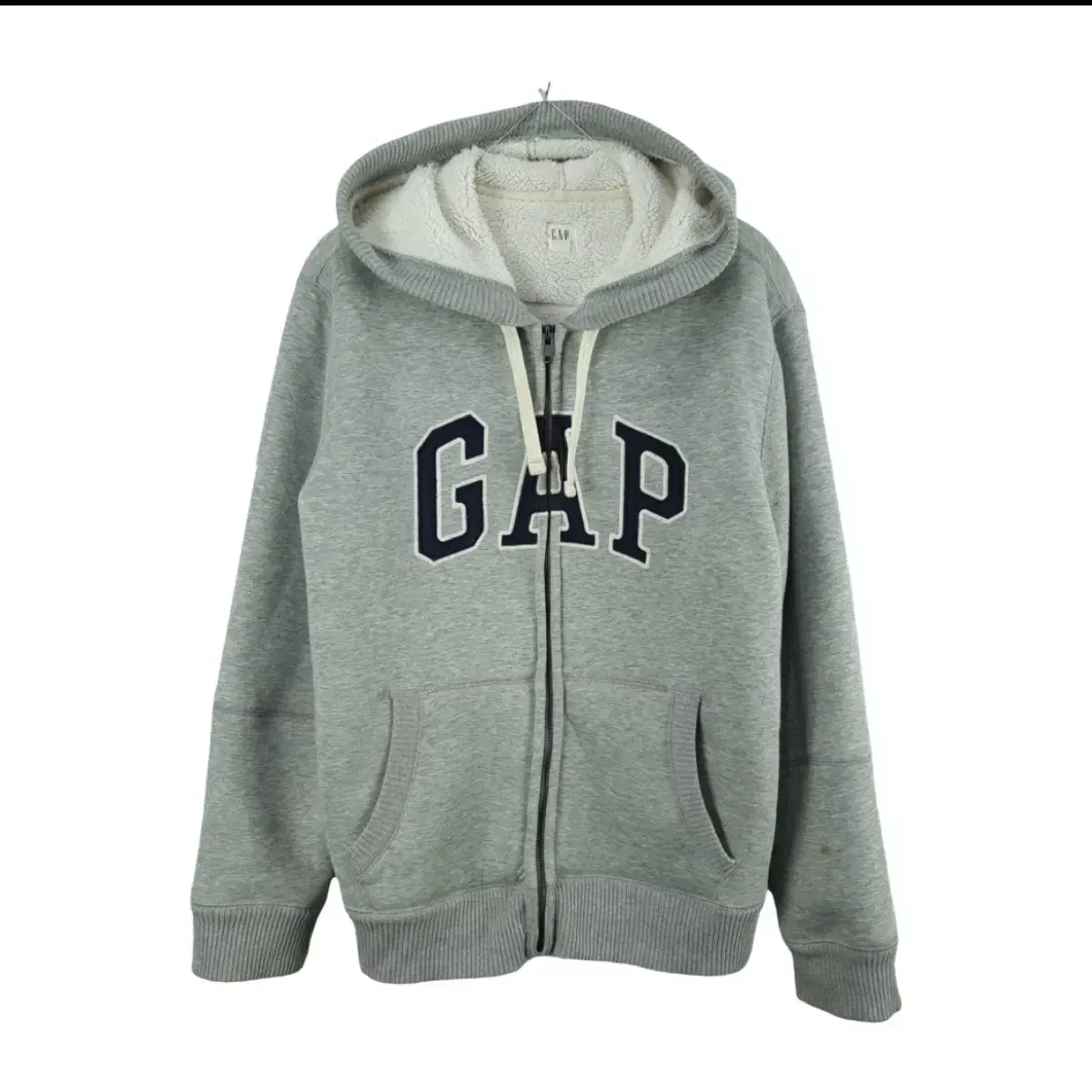 GAP 갭 빅로고 보아털 후드집업 M01963 size:L