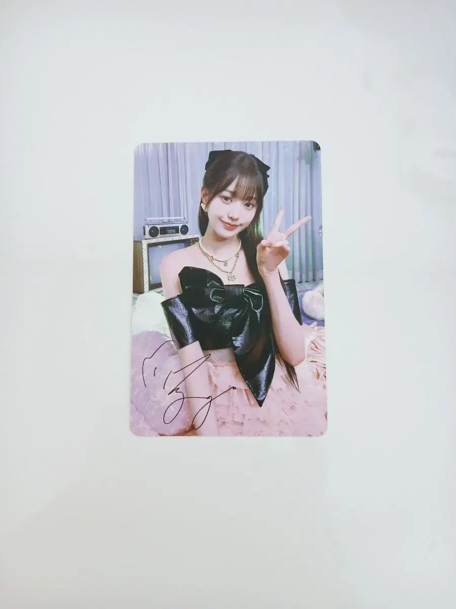 ive jang wonyoung dikon photocard