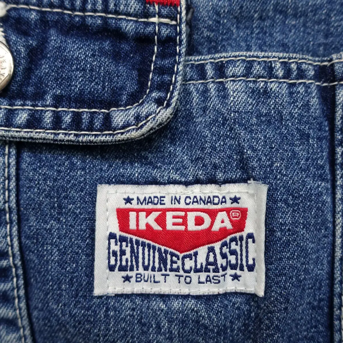 IKEDA made in canada 데님 오버롤