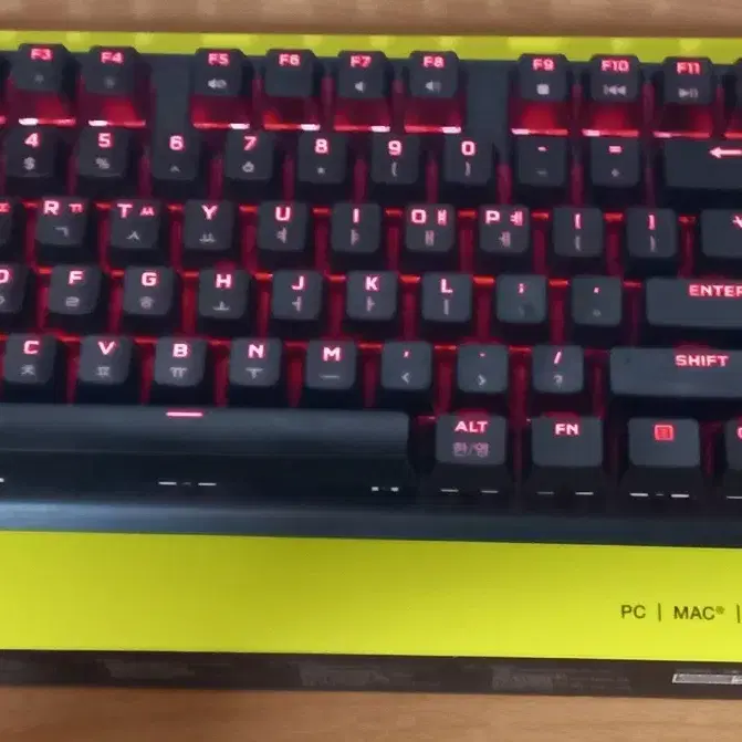 커세어 K60 RGB PRO TKL OPX 게이밍 기계식 키보드