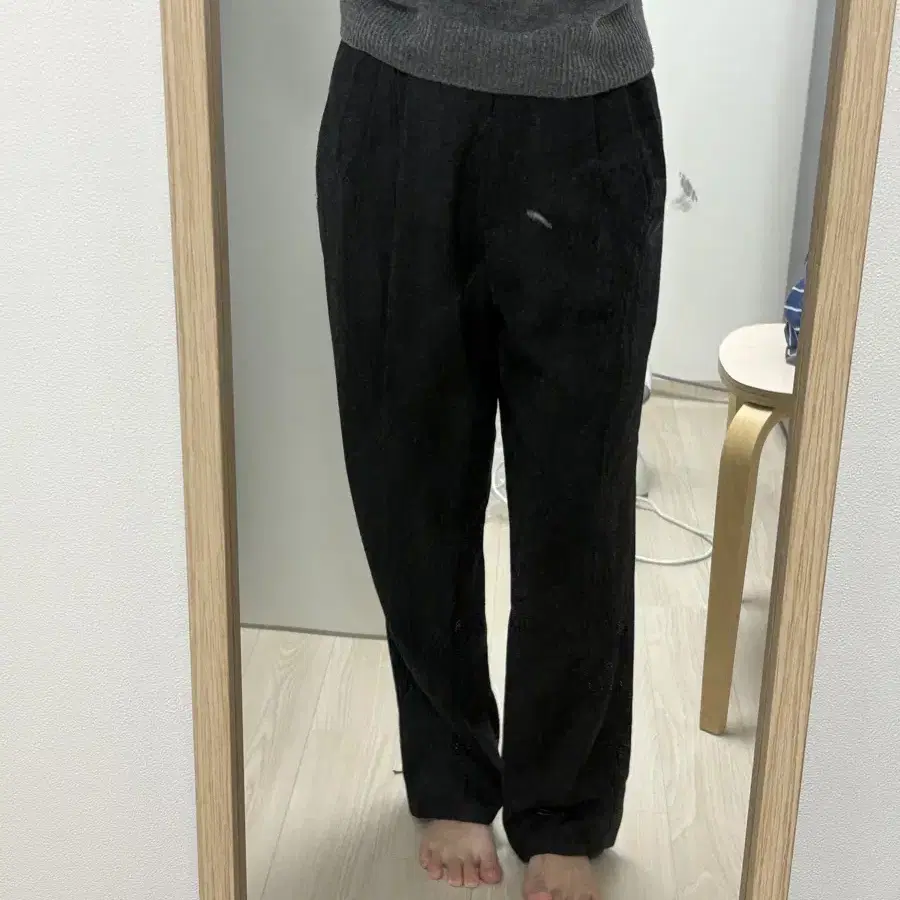 문달 울 슬랙스 wool slacks