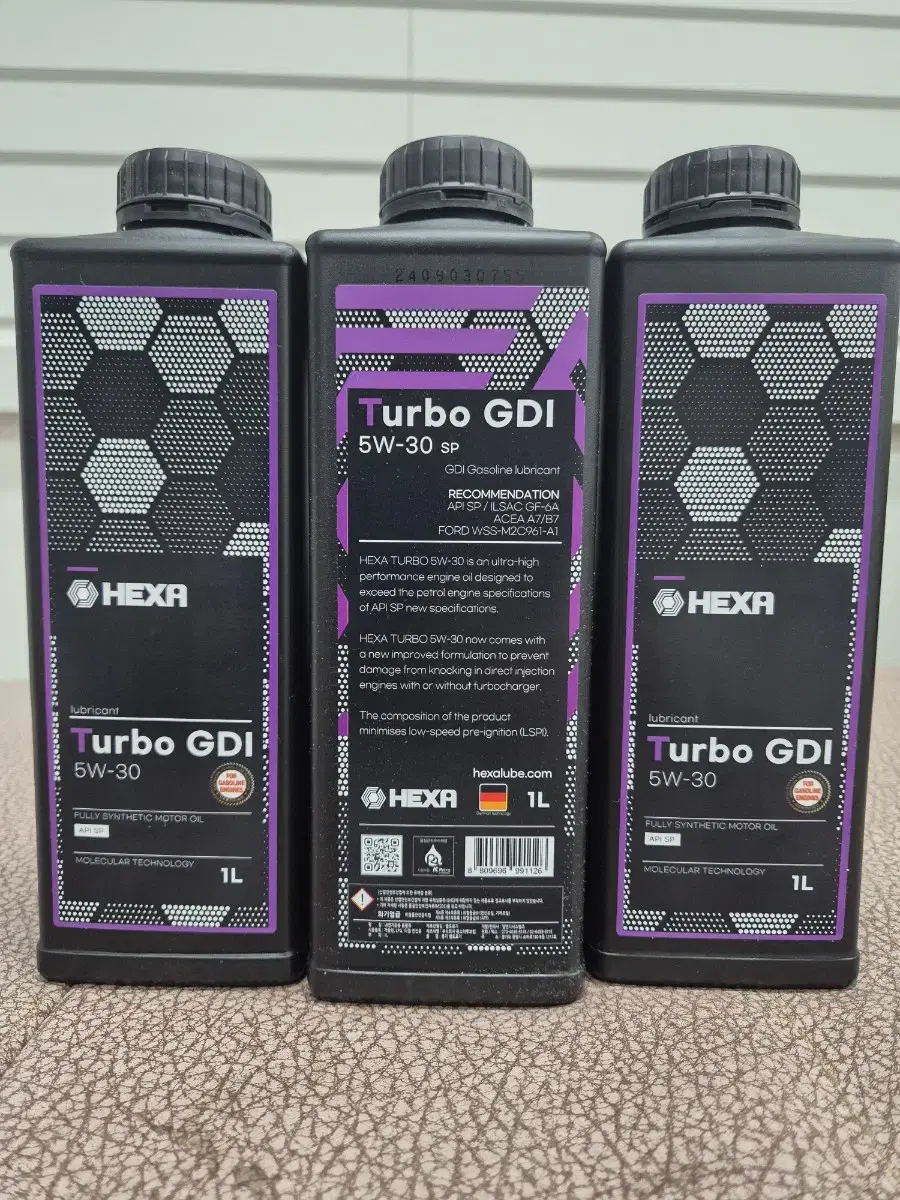 헥사 가솔린/LPG 엔진오일 TURBO GDI 5W30 팝니다