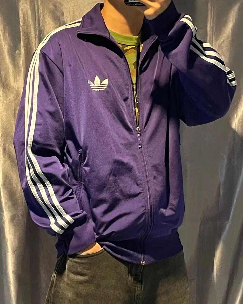 XXL Adidas OG Firebird Grey/Purple Tracktop