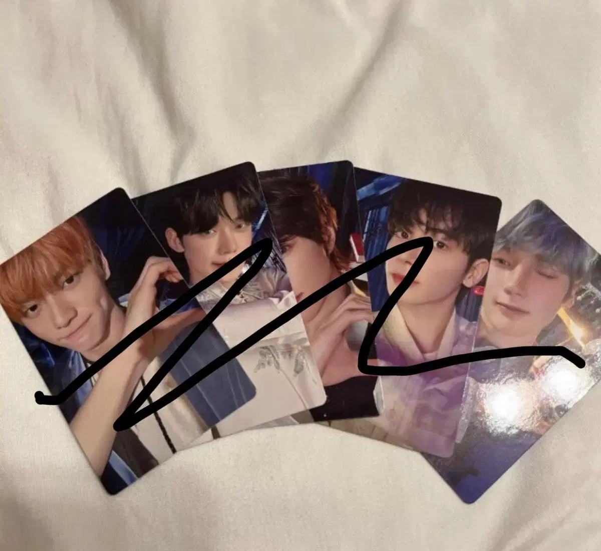 TXT japan fanclub Surveys photocard buncheol wts Sanctuary yeonjun soobin taehyun Hooning