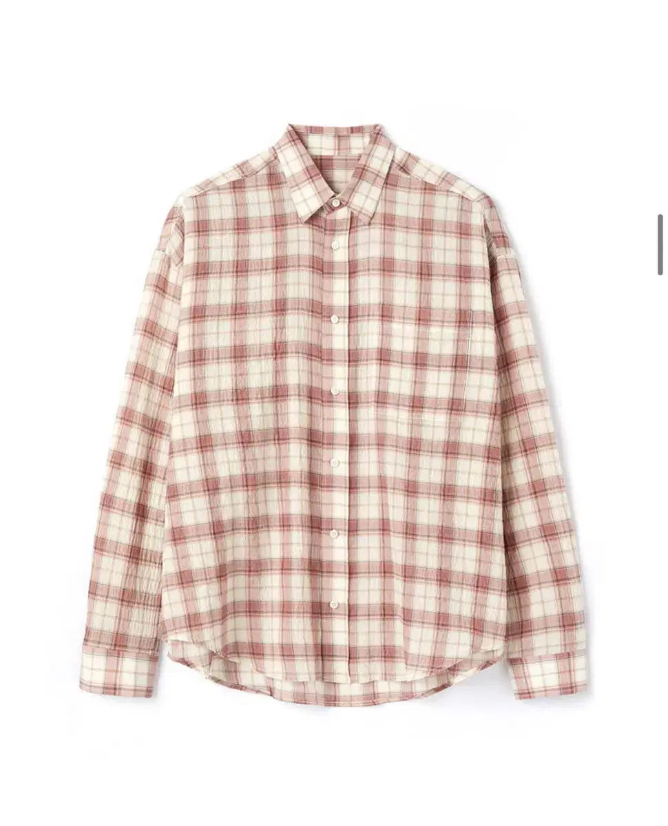 dnsr Oversized Vintage Check Shirt Pink S