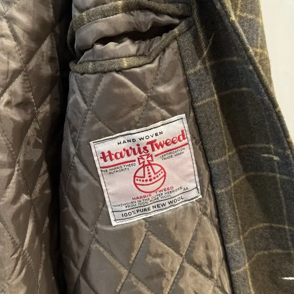 Harris Tweed 100% PURE NEW WOOL coat