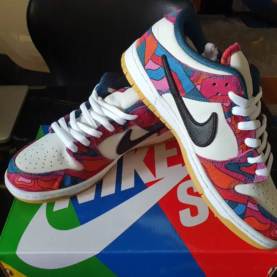 Nike  Parra SB Dunk Low Pro Abstract Ar