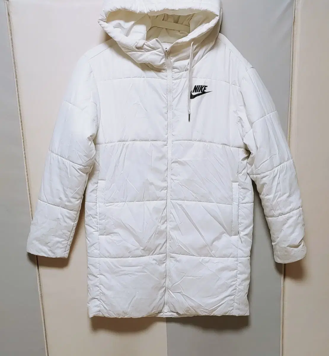 [L] Nike Half Reversible Padded Jumper White1130