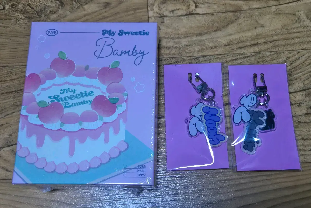 Plave bamby Birthday Kit, Samwae Keyring (Noah, Hamin) sealed Cost