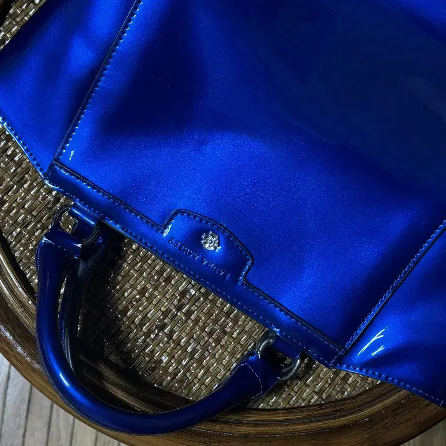 Blue vintage bag...