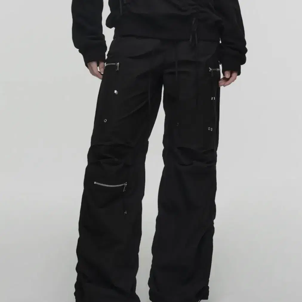 nache 나체 퍼커링 puckering jogger pants 블랙