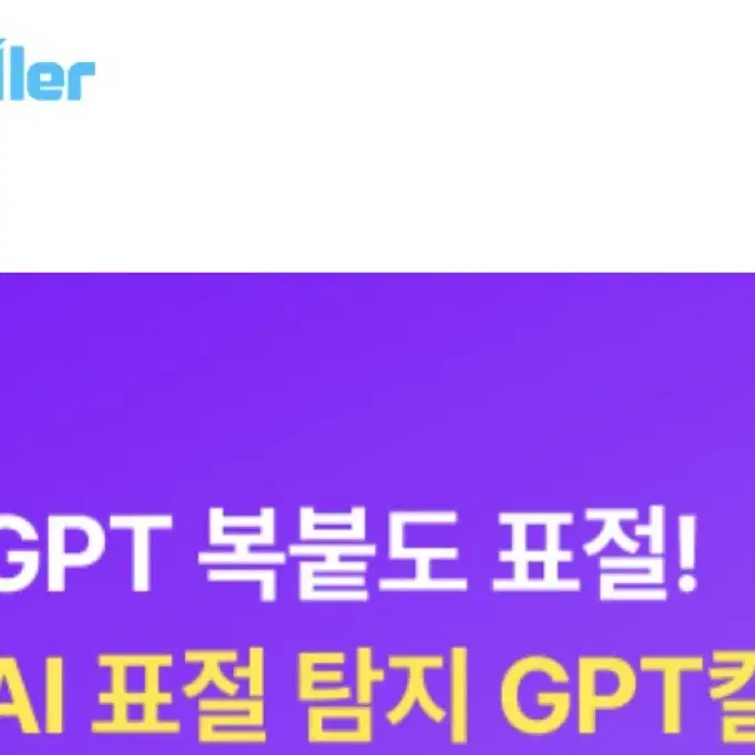 카피킬러(표절률 및 GPT사용률 검사) 파일 검사 해드려요!