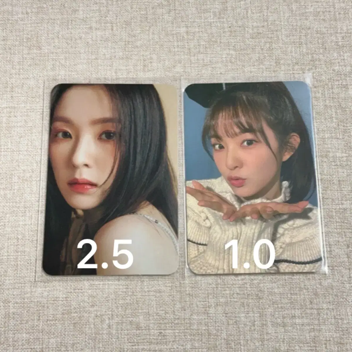 Red Velvet irene Goods Antique Bloom Photo Card