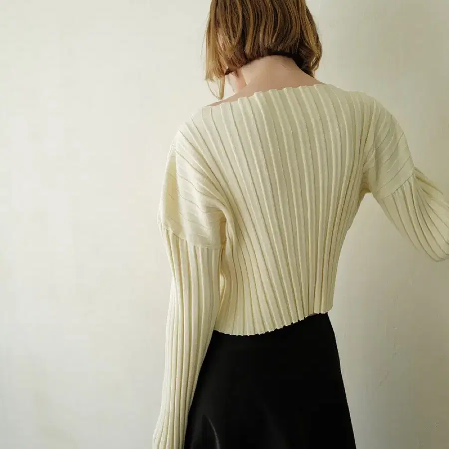 le17 르917 가디건 MILLIE RIB KNIT CARDIGAN