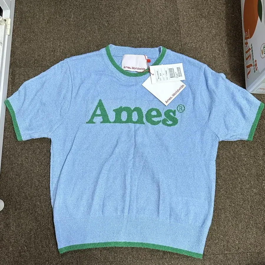 Ames 아메스 반팔 니트