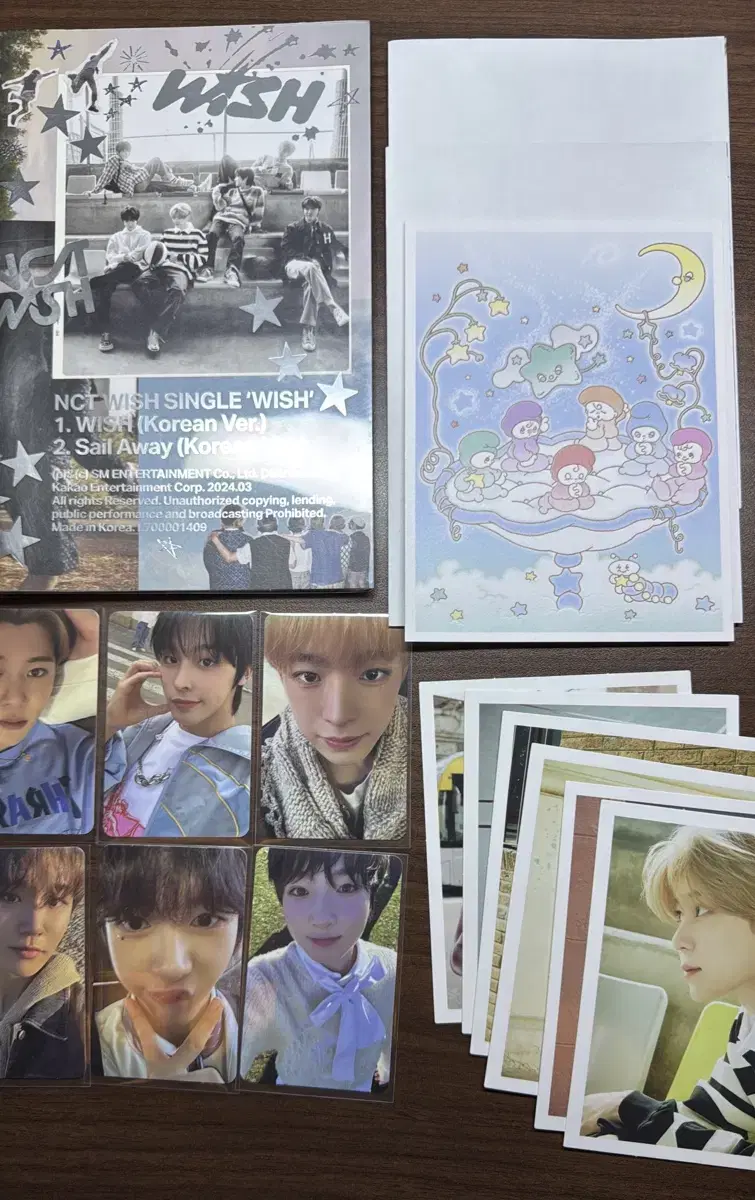 Wish photobook unsealed full set wts!