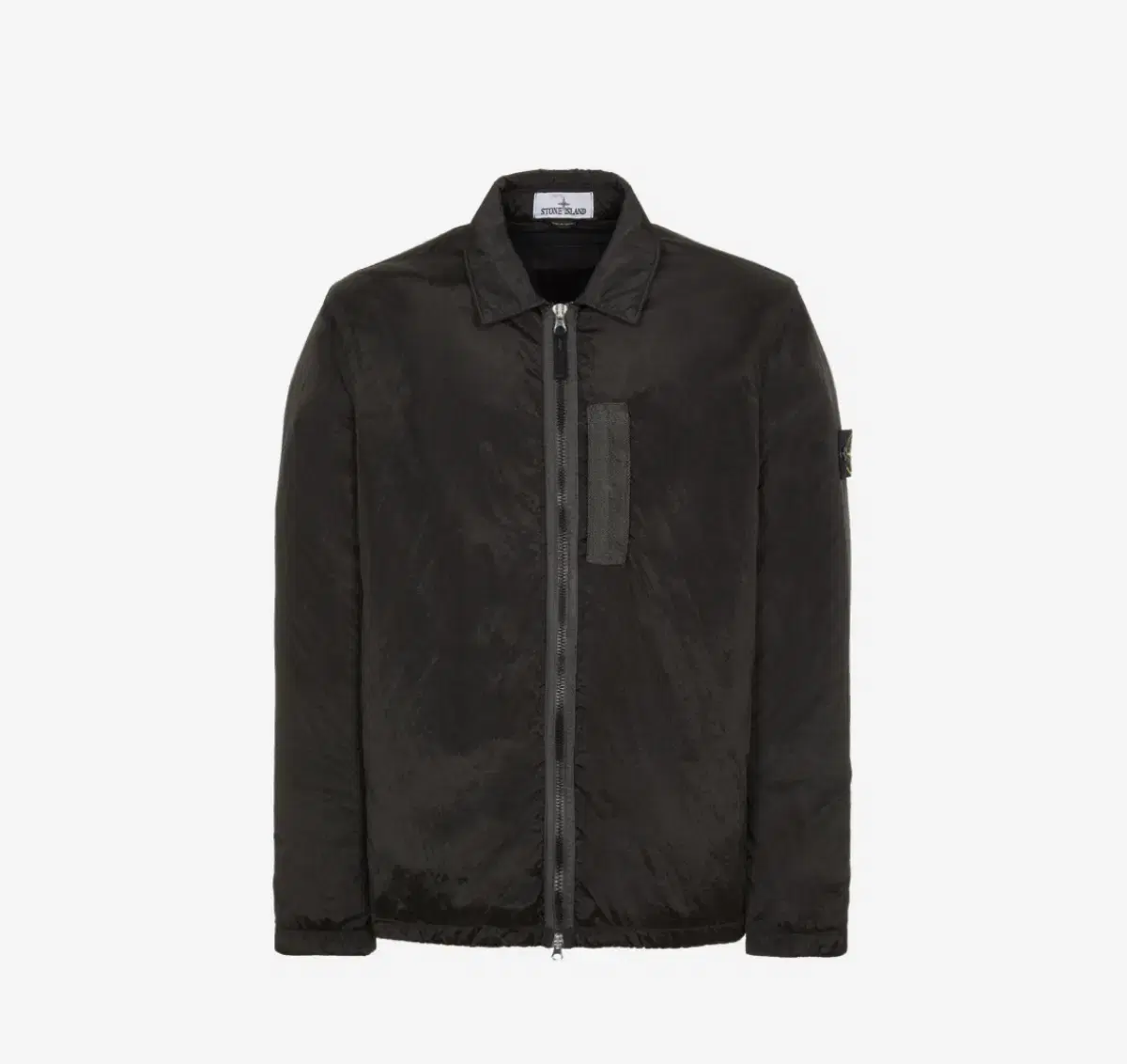 [New]Stone Island Nylon Metallic Nylon PrimaLoft Jacket Black 22FW