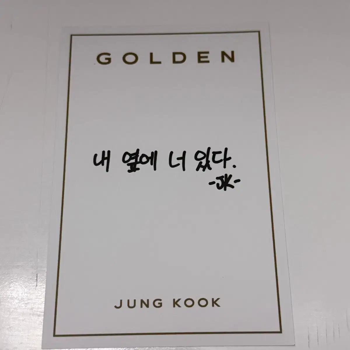 정국 GOLDEN LIVE ON STAGE 포카+엽서+티켓 양도