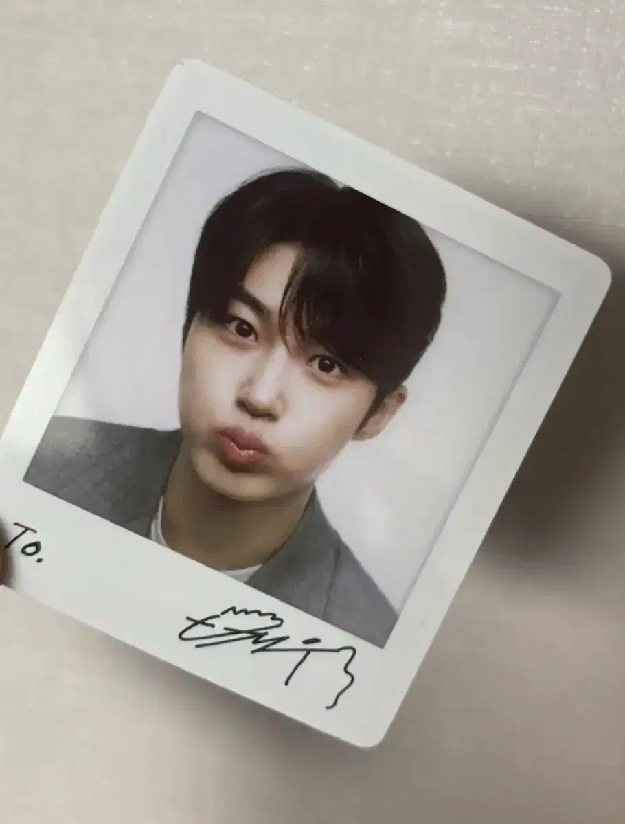 Byun Wooseok Actor Bibimyeon Photo Card photocard polaroid Merchandise