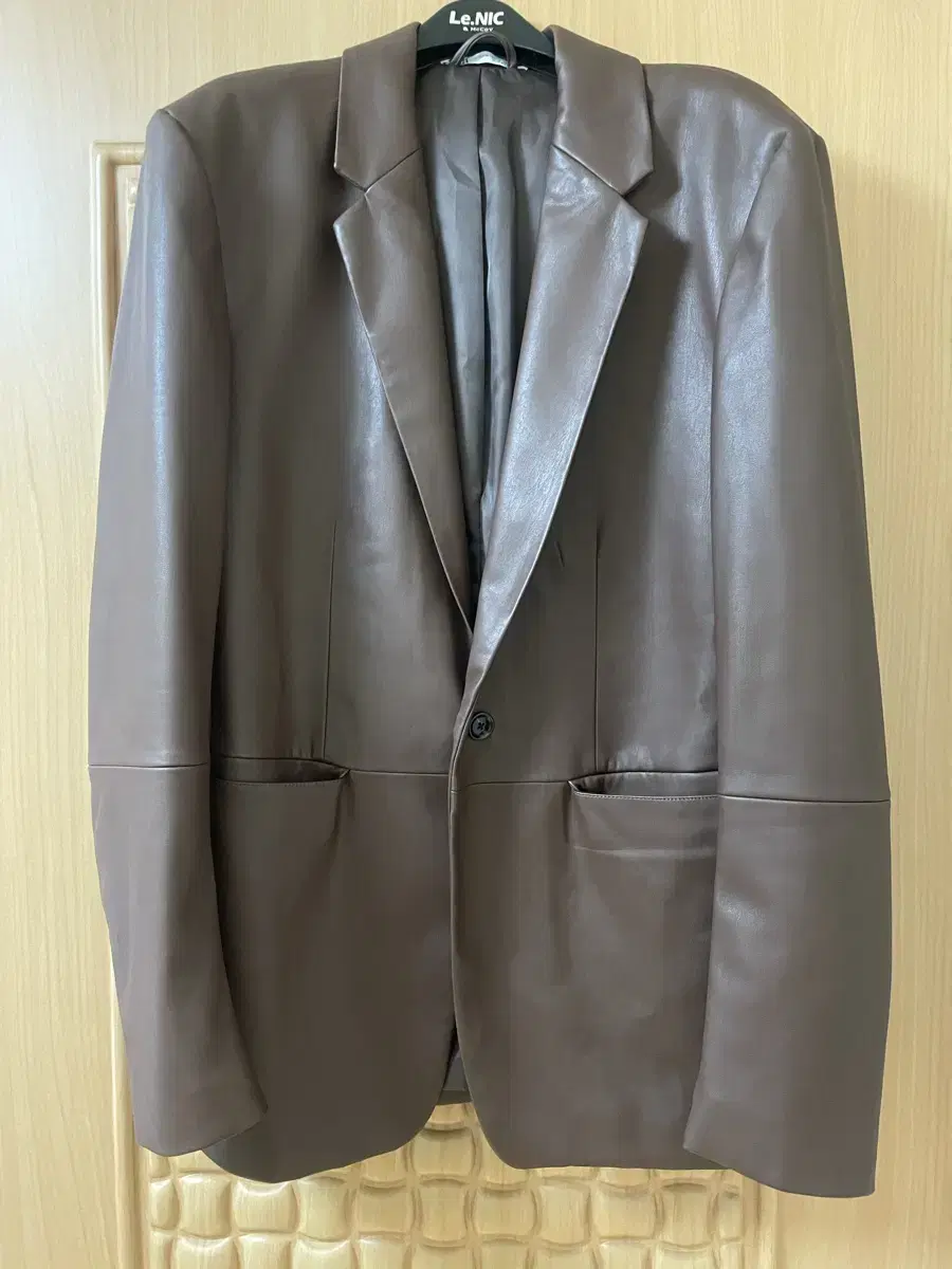 Zara leather blazer