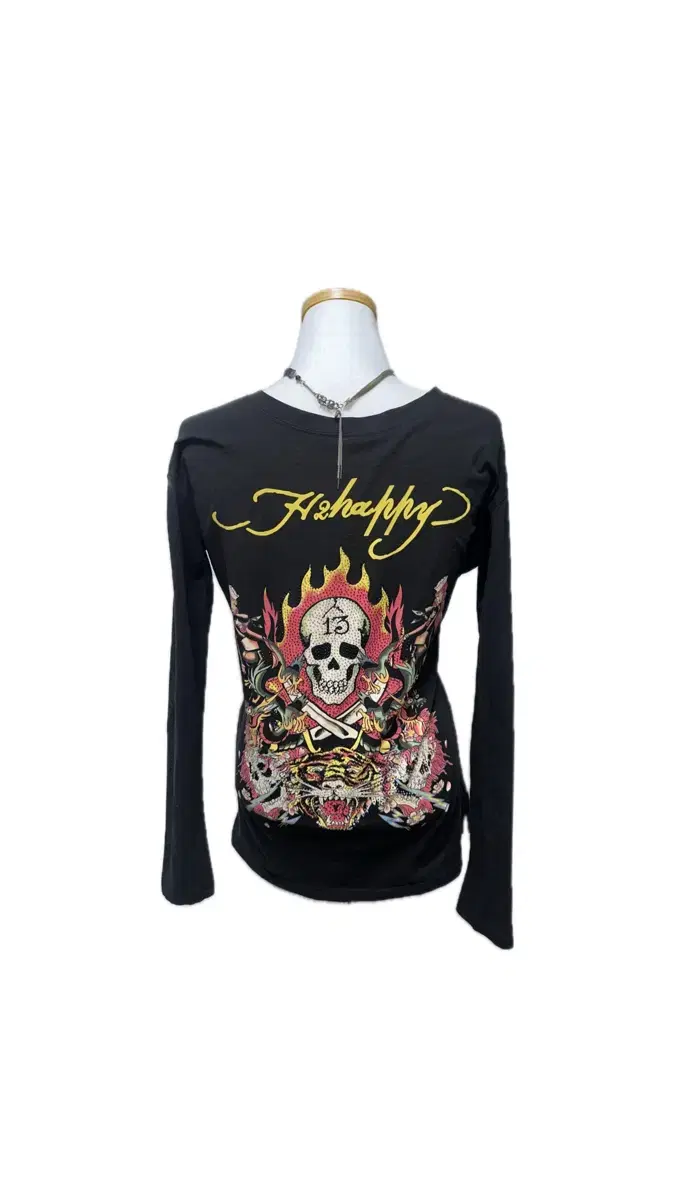 Ed Hardy 에드하디 컷아웃 롱슬리브