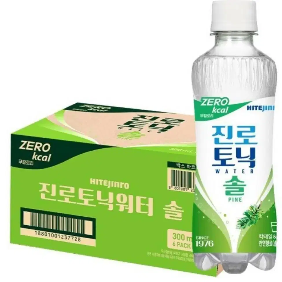 [무료배송] 진로 토닉워터 제로 솔 300ml 24개