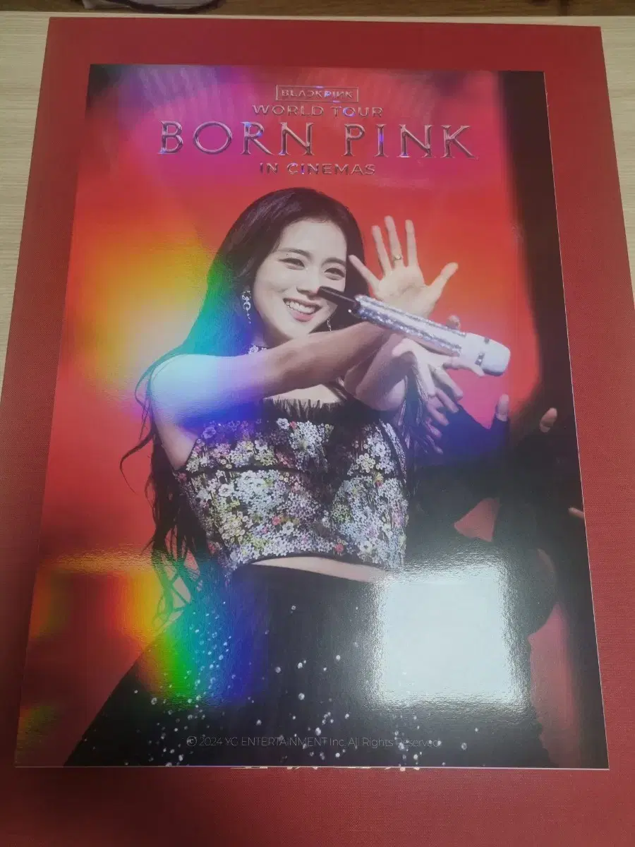 CGV black pink Bone Pink jisoo poster sells.