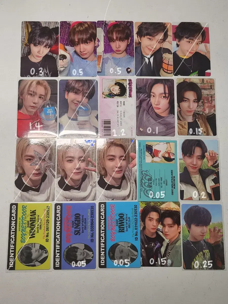 boynextdoor jaehyun sungho riwoo taesan leehan woonhak photocard WTS